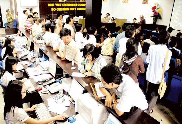 Bao Viet stock exchange in HCMC (Photo: SGGP) Bao Viet stock exchange in HCMC (Photo: SGGP)